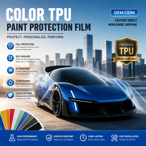 <span class=keywords><strong>Película</strong></span> Protectora <span class=keywords><strong>de</strong></span> Pintura (PPF) <span class=keywords><strong>de</strong></span> TPU <span class=keywords><strong>de</strong></span> Alta Elasticidad con Tecnología Air Release, Fácil Instalación y Protección Antisuciedad para Automóviles - Product Image 1