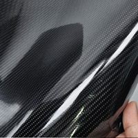 Film vinyle carbone 3D-6D 9D auto-adhésif imperméable à changement de couleur pour voiture et moto, accessoires de tuning automobile de luxe