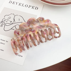 Pince à cheveux unisexe en acétate haut de gamme <span class=keywords><strong>Yane</strong></span>, design géométrique, élégante et polyvalente, pince à cheveux en forme de griffe de requin pour un usage quotidien - Product Image 6