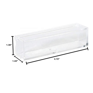Small <strong>Clear</strong> Acrylic Display Case Square Cube Storage Candy Box Acrylic Chocolate Box with Lid <strong>Rectangular</strong> Boxes for Wedding - Product Image 4
