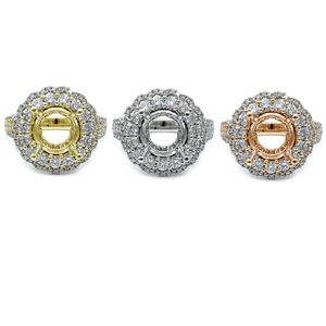 Bague de Fiançailles Classique Semi-Montée en Or Blanc Massif 18 carats de Haute Qualité avec Diamant Véritable de 0,82 ct, Idéale pour Mariage et Fêtes, Meilleures Ventes OEM - Product Image 4