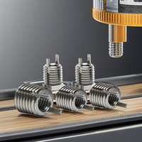 Attaches en acier inoxydable Inserts filetés à verrouillage par clé Inserts filetés en bobine utilisés pour les inserts filetés en métal pour le bois 8-32 Durable