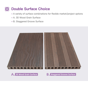 Nuevo diseño especial de madera, plástico, compuesto, impermeable, cubierta de suelo para exteriores para jardín - Product Image 6