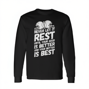 Camiseta de manga larga con estampado de frases para fiesta de fútbol y descanso - Product Image 2