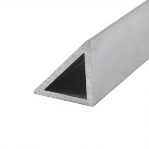 Profilé en alliage d'aluminium triangulaire Mesier 9160 76.2*76.2*6.35mm, fabrication chinoise, autres tempérages, découpe, application pour portes et fenêtres - Product Image 4