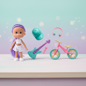 Elite 13cm Golden Vinyl <b>Doll</b> with Matching Accessories for Early Learning Classroom Curriculum Integration Essential - Product Image 1