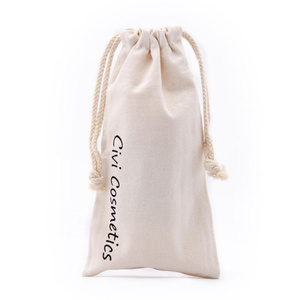 Wholesale Reusable Eco-Friendly Durable <b>Small</b> Custom Promotional Cotton <b>Drawstring</b> Packaging Gift Pouch <b>Bags</b> - Product Image 5