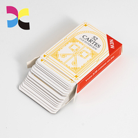 Services d'impression de cartes flash bon marché cartes d'affirmation quotidiennes cartes de jeu personnalisées en gros avec boîte