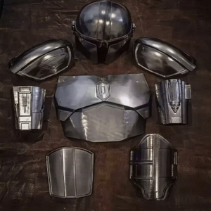 Piezas de Disfraces de Armadura Metálica Personalizadas, Mecanizado CNC, Prototipado Rápido, Casco, Placa Pectoral, Protectores de Brazos para Personajes de TV/Cine, Halloween - Product Image 1