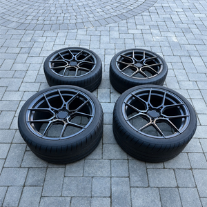 Rines Forjados Personalizados 6061-T6 Estilo FF10 en Negro Satinado para BMW M5 F90 <span class=keywords><strong>M8</strong></span> para Audi RS4 RS5 para Mustang S550 - Product Image 4