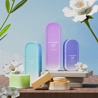 Botol Kosmetik Kaca Desain Baru Unik Kosong 30g 50g 40ml 100ml 120ml 1oz 4oz Set Botol Kemasan Perawatan Kulit Mewah Hitam