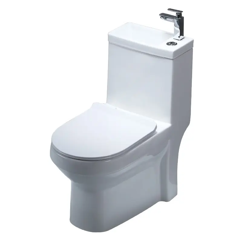 Indian Cheap Ceramic Bowl White Public Toilet With Sink