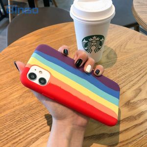 HEYBINGO Accessori per Cellulari, Custodie in Silicone <span class=keywords><strong>Arcobaleno</strong></span> per <span class=keywords><strong>iPhone</strong></span> 13 14 15 Pro Max, Pellicole Protettive in Vetro per Telefoni - Product Image 4