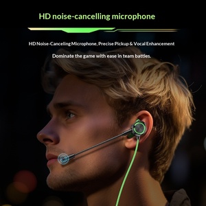 <span class=keywords><strong>Écouteurs</strong></span> filaires gaming intra-auriculaires Type-C avec transducteurs dynamiques, compatibles téléphones, pour l'écoute E-Sports et la localisation sonore, casque de jeu - Product Image 2