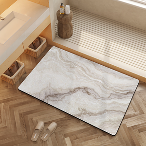 Diatomaceous Earth <strong>Bath</strong> <strong>Mat</strong> Non Slip Soft And Super Absorbent Diatomite Bathmat Carpet Quick Dry Door Or Kitchen Bathroom - Product Image 5