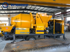 Misturador de Concreto Diesel Móvel com Bomba Preço/Misturador de Concreto Portátil Auto Carregável com Bomba para Construção - Product Image 2