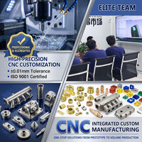 Pièces usinées CNC de précision ultra-élevée, fabrication sur mesure de quincaillerie en acier inoxydable, titane et aluminium par tournage et fraisage CNC, fabrication à tolérance stricte