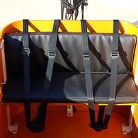 Vélo à 3 roues CE 250W 350W 500W avec boîte à bagages, tricycle électrique hollandais, vélo familial à 3 roues, 4 places, siège bébé