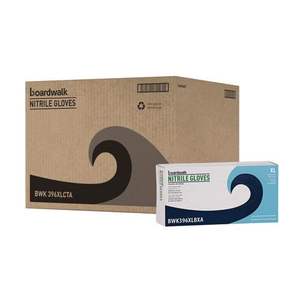 Boardwalk X-Large Black Powder-Free Nitrile <b>Gloves</b> <b>Disposable</b> 4.4 Mil General-Purpose Safety <b>Gloves</b> 100 <b>Gloves</b> Per Box 10 Boxes - Product Image 4