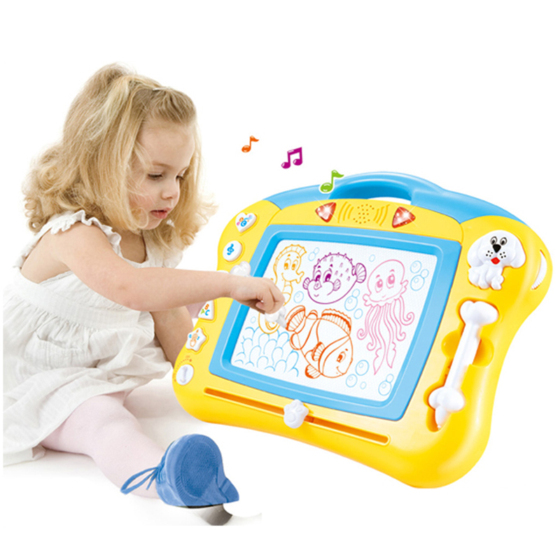 Tavolo Proiettore Da Disegno Per Bambini 3+ Anni – Con Luci, Musica E 24 Modelli – Giocattolo Educativo Creativo Con 12 Pennarelli - 3