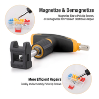 Kit d'outils domestiques de 30 pièces pour la réparation : tournevis, clé à molette, marteau, pinces, clé hexagonale, et étui pour l'entretien ménager