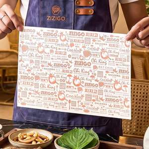 Papel de Envolver Kraft con Impresión de Logotipo Personalizado, Papel Antigrasa para Envolver Carne, Barbacoa y Sándwiches - Product Image 5