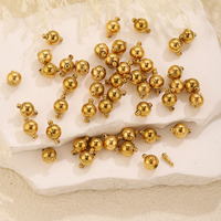 Pendentifs Perles en Acier Inoxydable Électroplaqué Personnalisés de Luxe pour Colliers et Bracelets - Artisanat DIY Polyvalent Fait Main