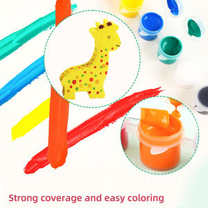 Juguetes educativos de pintura de pájaros para colorear DIY para niños de 3 a 7 años, juguetes creativos de <span class=keywords><strong>dibujo</strong></span> con látex Natural, diversión y aprendizaje para niños - Product Image 6