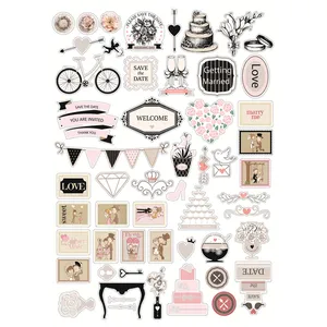 marry paper die cuts for for journaling, page decoration, DIY