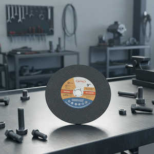 <span class=keywords><strong>Disque</strong></span> de découpe abrasif à liant résineux WGW T41 9" 230x1.9x22mm pour <span class=keywords><strong>meuleuse</strong></span> d'angle, personnalisation OEM/ODM, Hebei, vitesse 80m/s - Double filet - Product Image 1