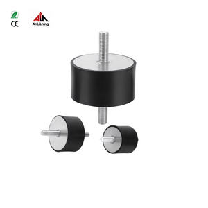 แผ่นรองกันกระแทกยางสีดำแบบ VV พร้อมลวดคู่ภายนอก สำหรับมอเตอร์ทรงกระบอก  ตัวกันกระแทกแบบสกรู  ตัวกันกระแทกสำหรับมอเตอร์อุตสาหกรรม - Product Image 5