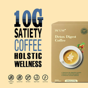 Marque privée Sans sucre Brûlage des graisses Perte de poids Poudre de café Énergie Améliorer le café - Product Image 3