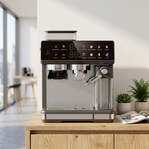 Máquina de Espresso Semiautomática para el Hogar, con Control de Temperatura PID, Preinfusión, Equipo de Barista para Casa y Oficina - Product Image 1