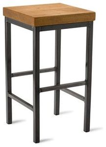 Modern Stylish Bar <b>Stool</b> for Small Spaces Customizable Wooden Furniture for Entryway Living Room Bedroom or Restaurant - Product Image 4