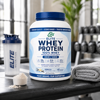Poudre d'isolat de protéines de lactosérum Elite en gros OEM/ODM, Gainer de masse en vrac, Supplément de nutrition sportive pour adultes, Marque privée personnalisable