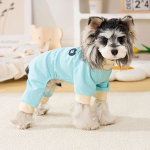 Abbigliamento per Cani Primavera-Estate, Tuta a Quattro Zampe <span class=keywords><strong>con</strong></span> Anello a D, <span class=keywords><strong>Pigiama</strong></span> Semplice e Morbido per Cani e Gatti di Piccola Taglia - Product Image 5