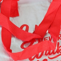 Sac écologique réutilisable de grande taille, cabas à provisions écologique avec fermeture éclair, couleur argent, pp stratifié, offre spéciale