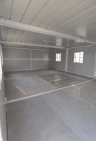 Maison conteneur pliable à faible coût de transport, 12 unités par camion, préfabriquée extensible pour le camping de base de projet et la construction sur site