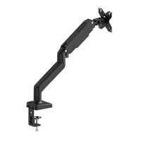 Support de support de moniteur à ressort à gaz de fabricant d'usine pour support de bureau d'ordinateur 17-32 pouces Max 9kg avec support de support d'écran USB