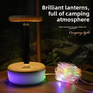 Camping <b>Lantern</b> Birthday Festival Party Line String Decoration Light Strong Magnet Built-in Battery Outdoor Atmosphere Tent <b>Lamp</b> - Product Image 5