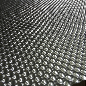 Tôle d'aluminium gaufrée Shandong Jinheng Aluminium Industry 0,5 mm 1000x1000 motif hémisphérique pour usage automobile et maritime - Product Image 1