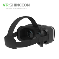 Lunettes VR SHINECON avec coque amovible, adaptées aux smartphones de 7 pouces, HD 2K, les meilleures lunettes VR