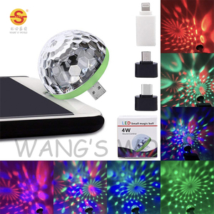 Minibola de luz LED para discoteca, dispositivo portátil USB de 5V con efectos para escenario y Karaoke - Product Image 3
