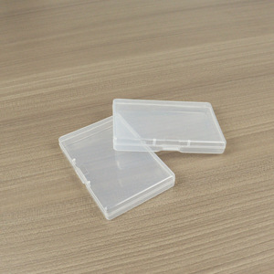 Transparent Rectangular Plastic Storage <b>Box</b> A15G 9.5x6.3x1.4cm For Business Cards Office Organizer Parts Accessories - Product Image 4