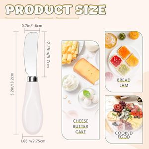 Spatule de cuisine en acier inoxydable, mini-couteau à beurre, couteau à fromage - Product Image 2