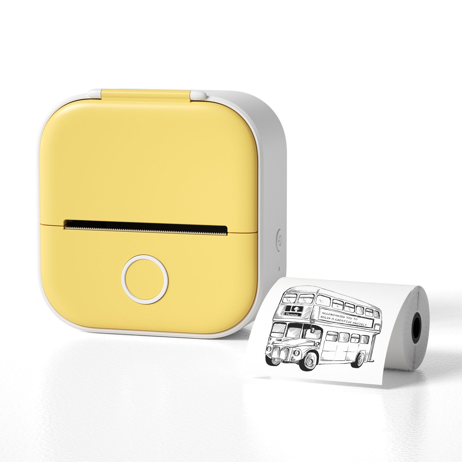 Yellow+1roll label sticker(50mm*1m)