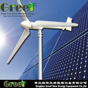 Ветряная турбина с горизонтальной осью, 2 кВт, для домашнего использования, простая установка, ветрогенератор без сетки - Product Image 4