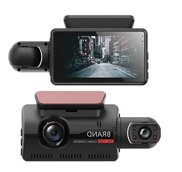 HD Auto Video Recorder 2 Objektiv Auto fahren Dash Cam 3,0 Zoll IPS Kamera Recorder Dash Kamera