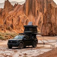 Tente de toit rigide quatre saisons Zentopia pour camionnette, en alliage d'aluminium, avec élévateur électrique, pour 2 personnes, 3000 mm, imperméable, pour pick-up 4x4