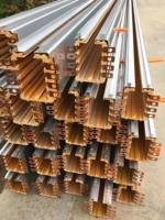 Barre omnibus multipolaire encastrée 100A de type tube à 4 pôles pour pont roulant